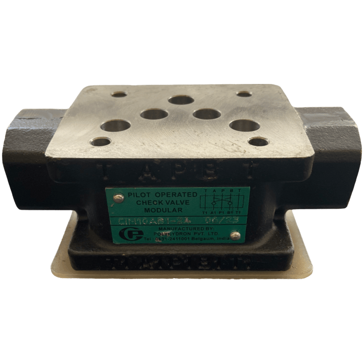 Hydraulic Pilot operated check valve modular